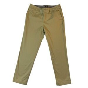 Express Chino Pants Mens 31x30 Athletic Slim Khaki Flat Front Casual Stretch